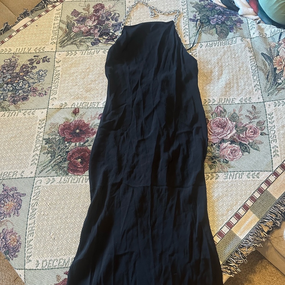 Brand new with tags ba&sh maxi dress with chain detail size us large - Picture 7 of 7